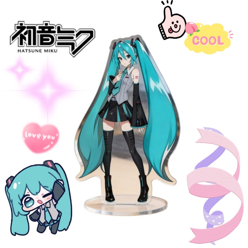 Anime Cosplay Miku - Figura Acrílica de Hatsune Miku de