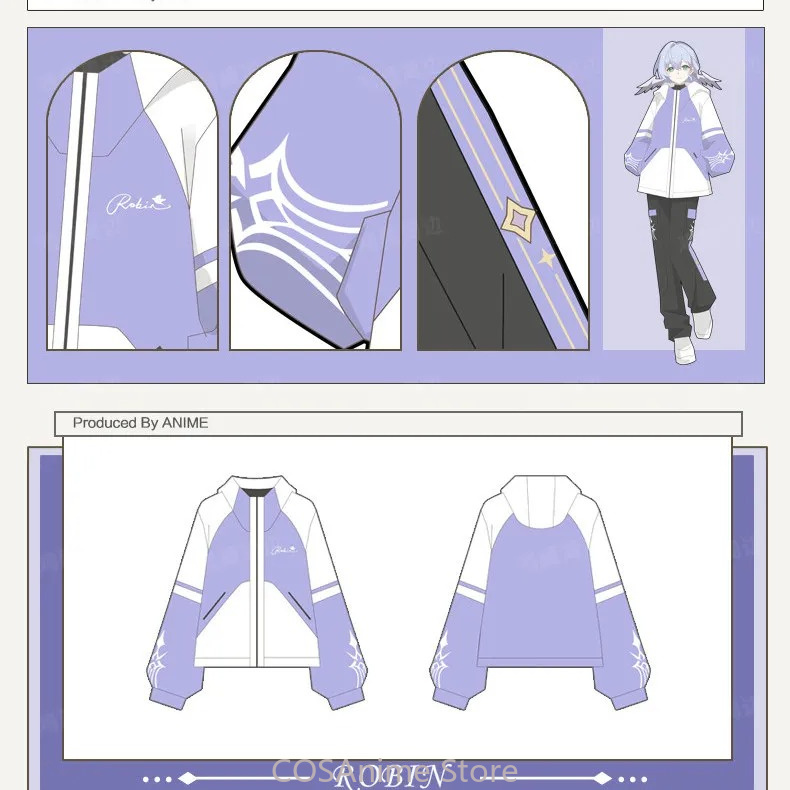 Anime Cosplay Robin - Robin Honkai: Star Rail Anime Doujin