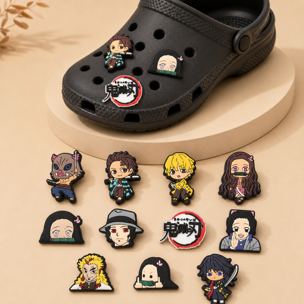 Cosplay Anime Tsunade - Broches Decorativos de Anime para Sandalias,