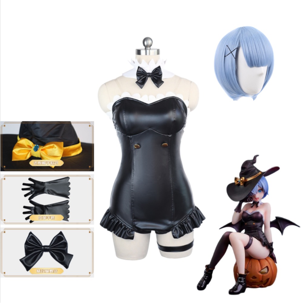 Re Zero Rem Wig - Disfraz de Rem de Re:Zero -