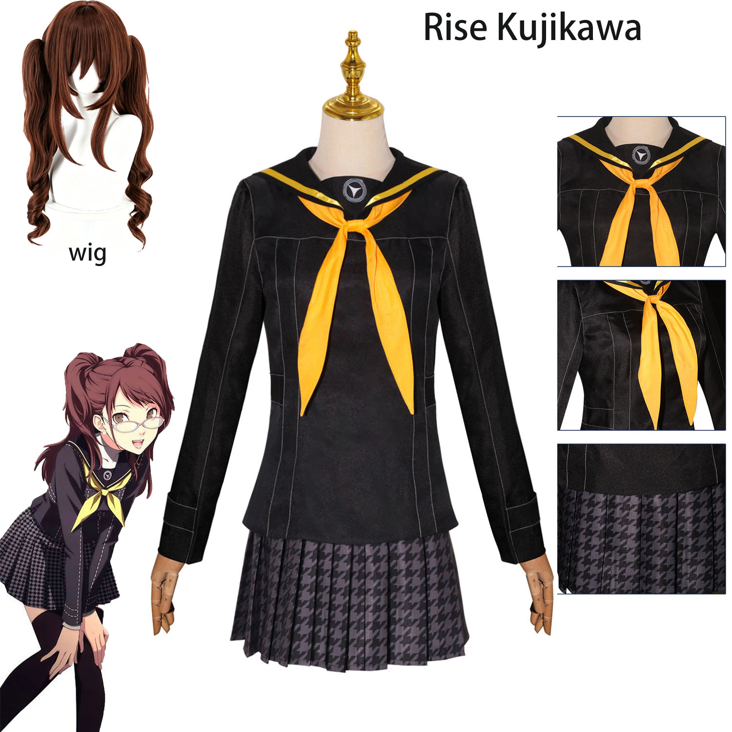 Anime Cosplay Duo - Disfraz de Cosplay Completo de Persona
