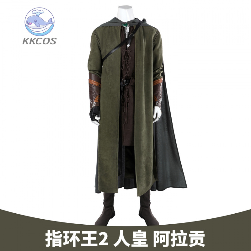 Anime Cosplay Show - RingLords-Disfraz de Aragorn para hombre y