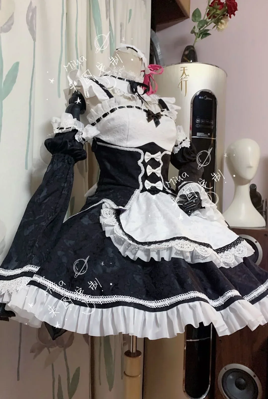 Nuevo disfraz de Anime Maid Re - Re Zero Rem Wig reseña y precio