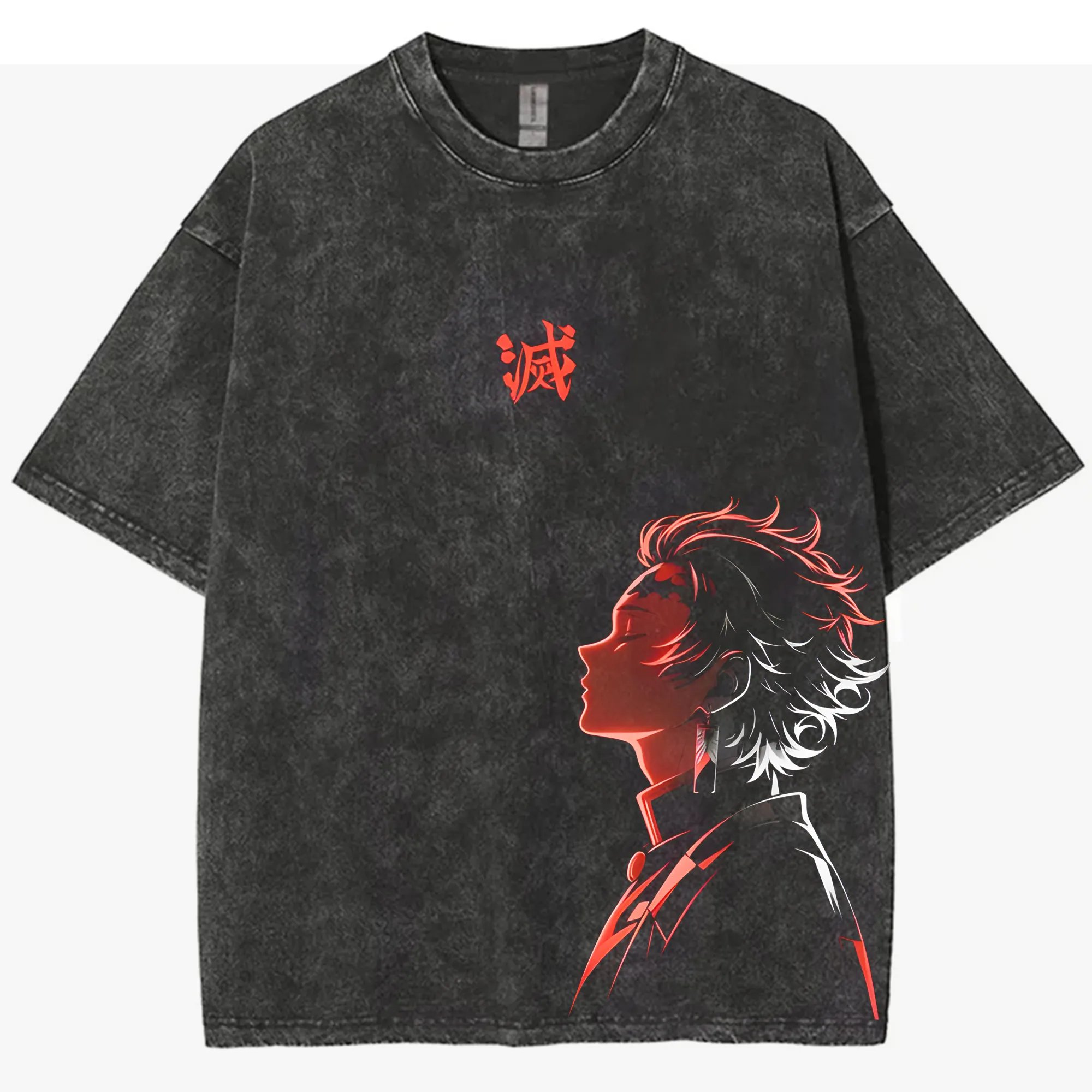 Camiseta con gráfico lavado Vi - Cosplay Anime Tsunade reseña y precio