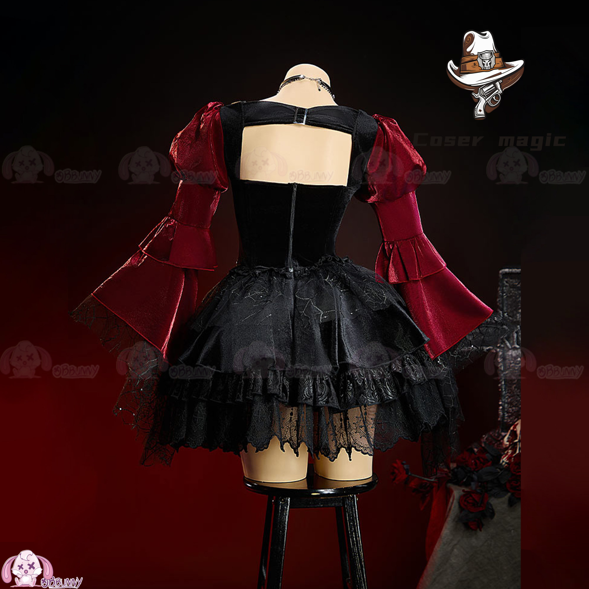 Vestido original de estilo gót - Anime Cosplay For Girls reseña y precio