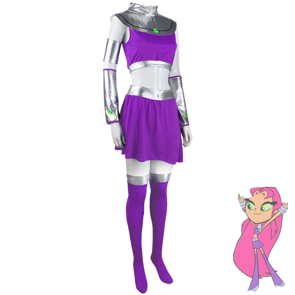 Disfraz de cosplay de Starfire - Anime Cosplay Nun reseña y precio