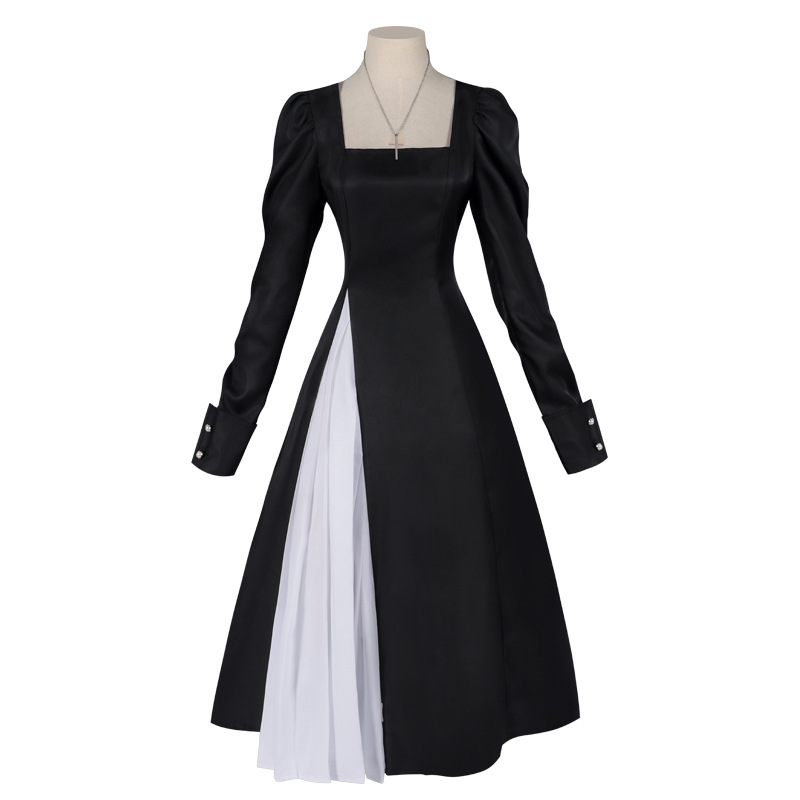 Vestido Plisado para Mujer, Es - Anime Cosplay Nun reseña y precio