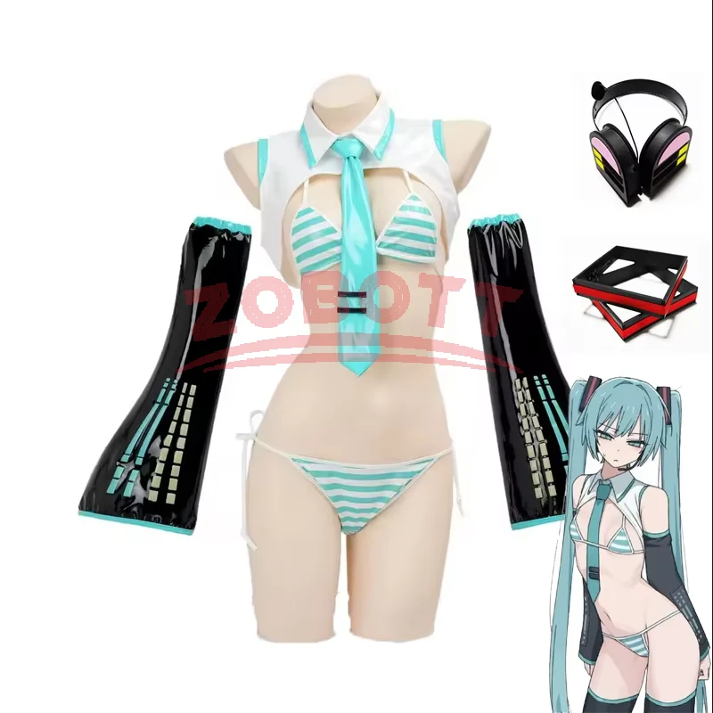 Disfraz de Cosplay de Miku, Tr - Anime Cosplay Miku reseña y precio