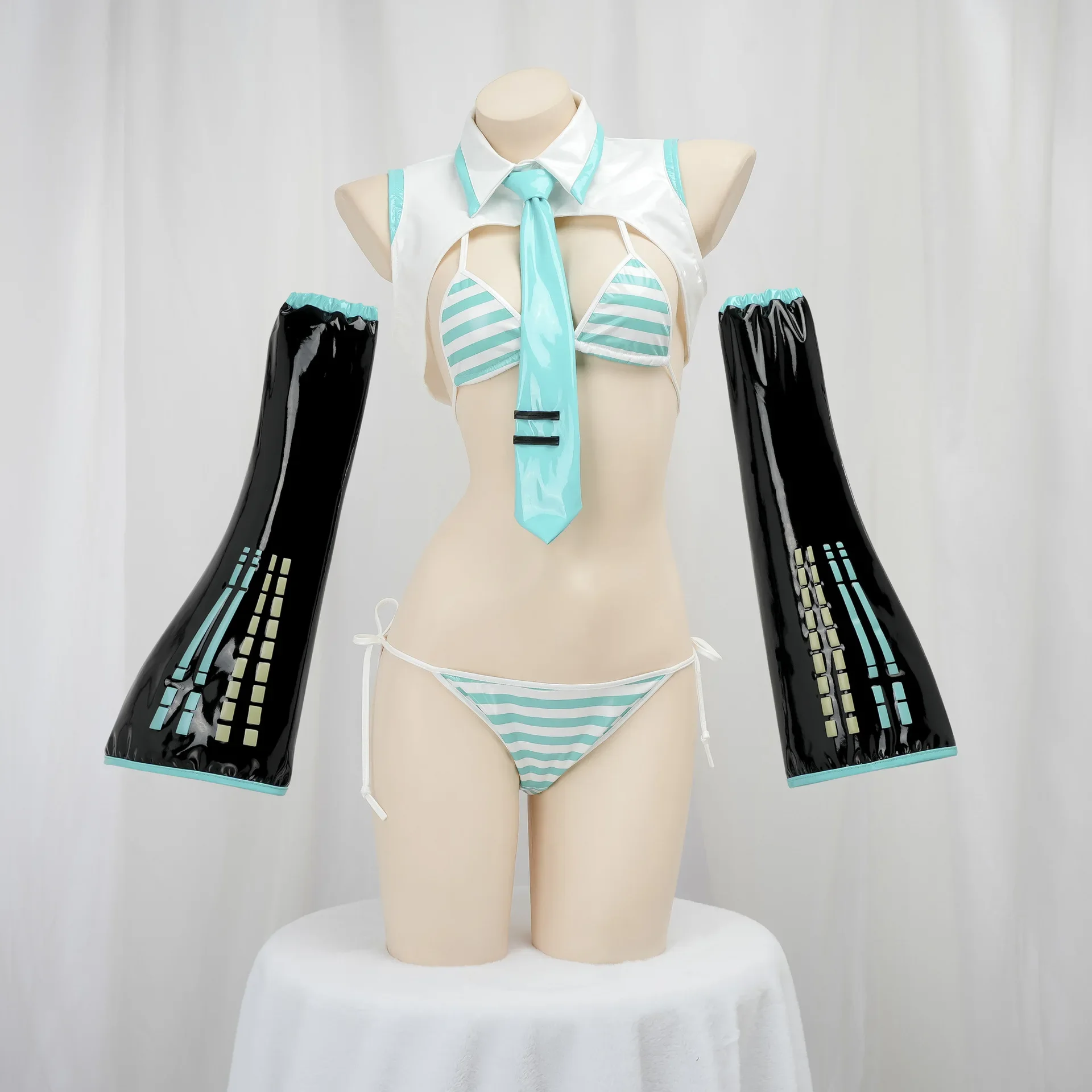 Disfraz de Cosplay de Miku, Tr - Anime Cosplay Miku reseña y precio