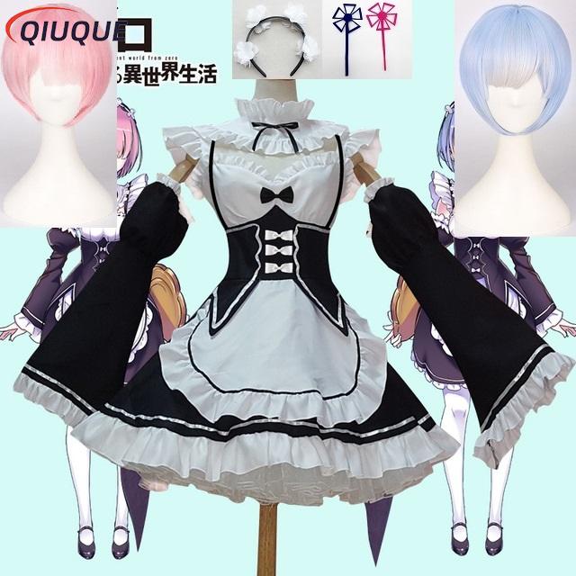 Anime Re:zero Kara Hajimeru Is - Re Zero Rem Wig reseña y precio