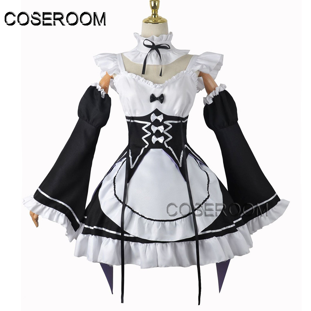 Disfraz de Cosplay de Rem de R - Re Zero Rem Wig reseña y precio