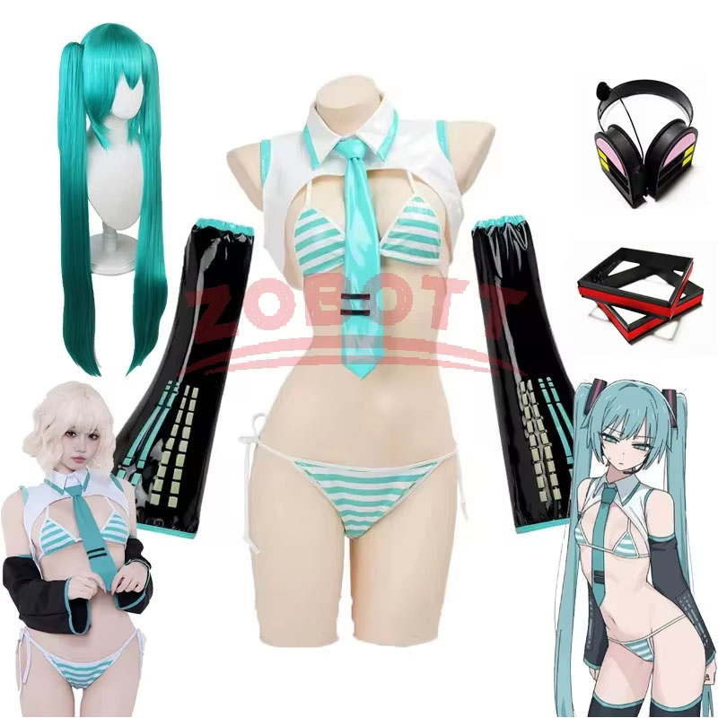 Disfraz de Cosplay de Anime Mi - Anime Cosplay Miku reseña y precio