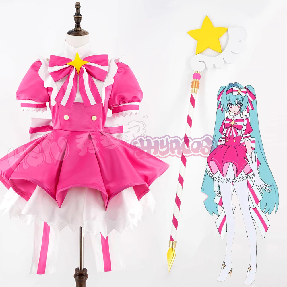 Disfraz de Cosplay de Miku Ret - Anime Cosplay Miku reseña y precio