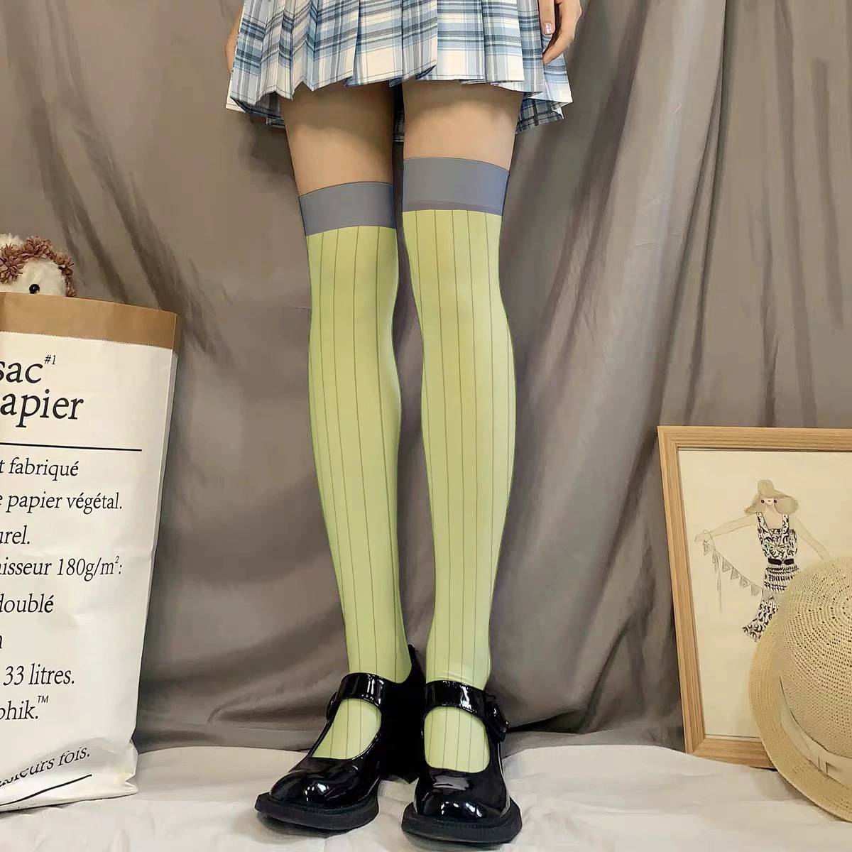 Calcetines hasta la rodilla pa - Cosplay Anime Tsunade reseña y precio