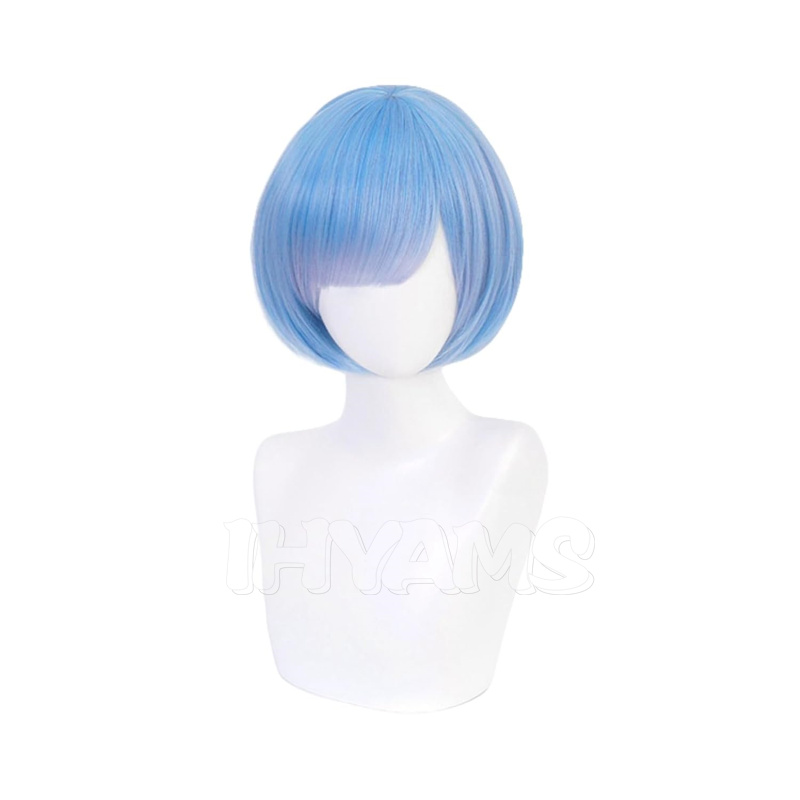 Peluca de cosplay de Anime Re: - Re Zero Rem Wig reseña y precio