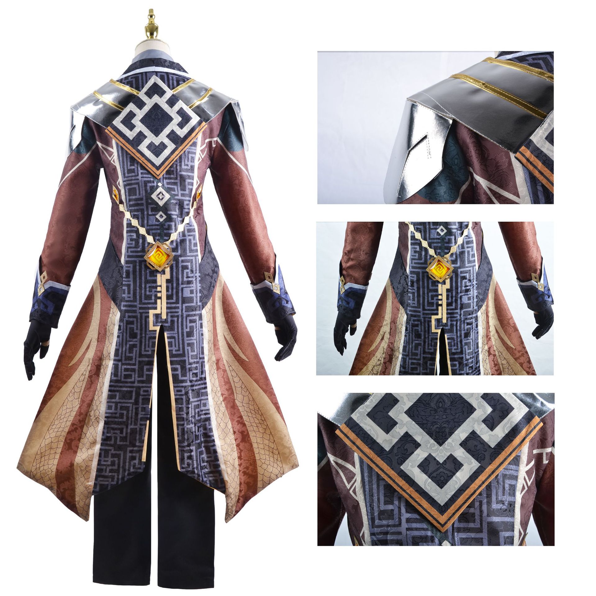 Conjunto de disfraz de Genshin - Anime Cosplay Outfits Male reseña y precio