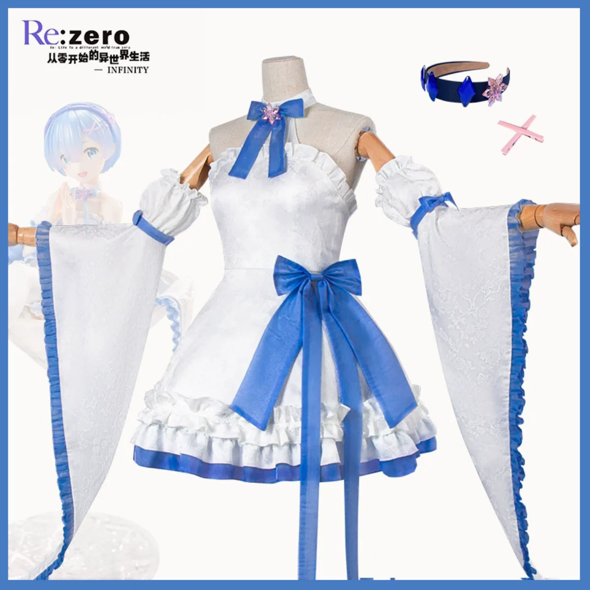 XqAnime Re:Life in A Different - Re Zero Rem Wig reseña y precio